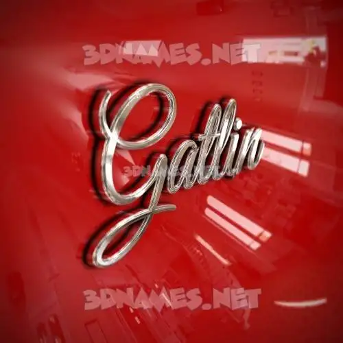 gatlin in Car Paint style - 3D name wallpaper gatlin in Car Paint style - 3D name wallpaper