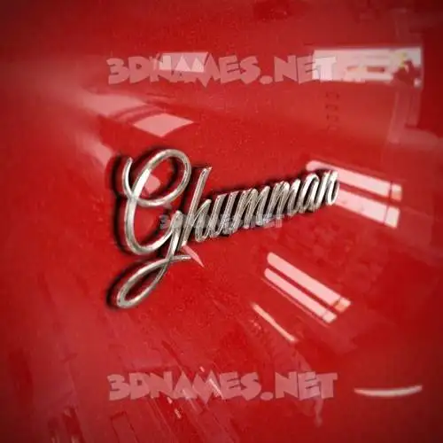 ghumman in Car Paint style - 3D name wallpaper ghumman in Car Paint style - 3D name wallpaper