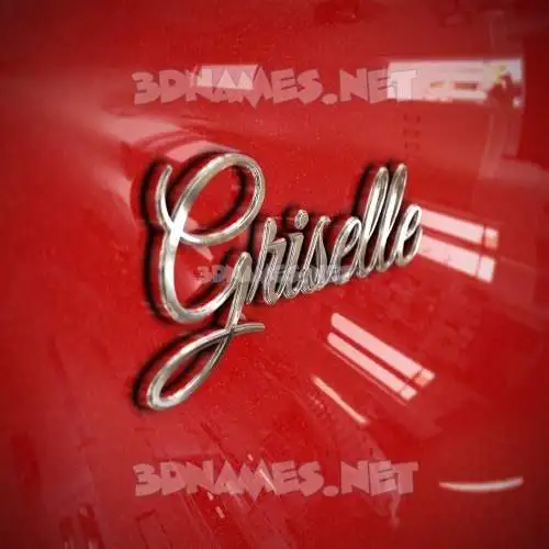 griselle in Car Paint style - 3D name wallpaper griselle in Car Paint style - 3D name wallpaper
