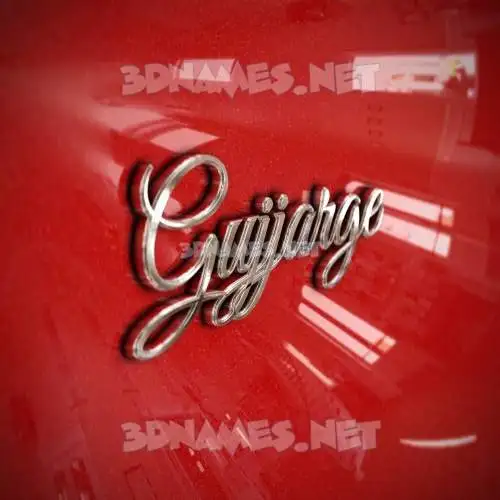 gujjarge in Car Paint style - 3D name wallpaper gujjarge in Car Paint style - 3D name wallpaper