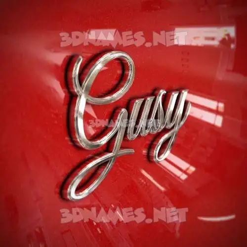gusy in Car Paint style - 3D name wallpaper gusy in Car Paint style - 3D name wallpaper