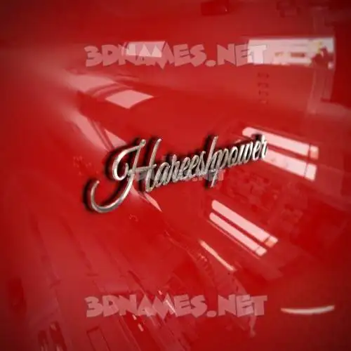 hareeshpower in Car Paint style - 3D name wallpaper hareeshpower in Car Paint style - 3D name wallpaper