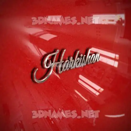 harkishan in Car Paint style - 3D name wallpaper harkishan in Car Paint style - 3D name wallpaper