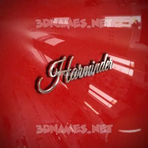 harminder in Car Paint style - 3D name wallpaper harminder in Car Paint style - 3D name wallpaper