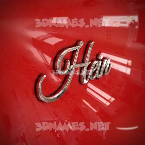 hein in Car Paint style - 3D name wallpaper hein in Car Paint style - 3D name wallpaper