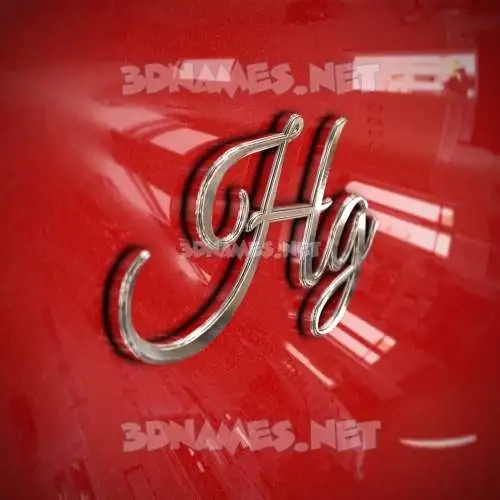 hg in Car Paint style - 3D name wallpaper hg in Car Paint style - 3D name wallpaper