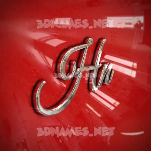 hn in Car Paint style - 3D name wallpaper hn in Car Paint style - 3D name wallpaper