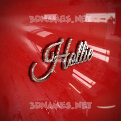 hollie in Car Paint style - 3D name wallpaper hollie in Car Paint style - 3D name wallpaper
