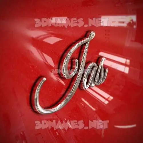 ias in Car Paint style - 3D name wallpaper ias in Car Paint style - 3D name wallpaper