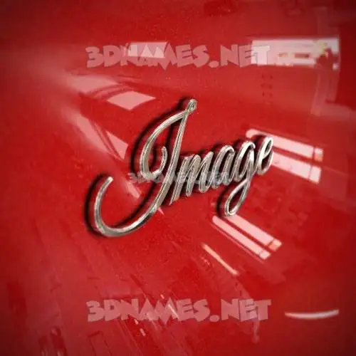 image in Car Paint style - 3D name wallpaper image in Car Paint style - 3D name wallpaper