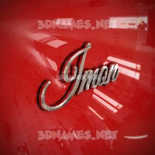 imon in Car Paint style - 3D name wallpaper imon in Car Paint style - 3D name wallpaper