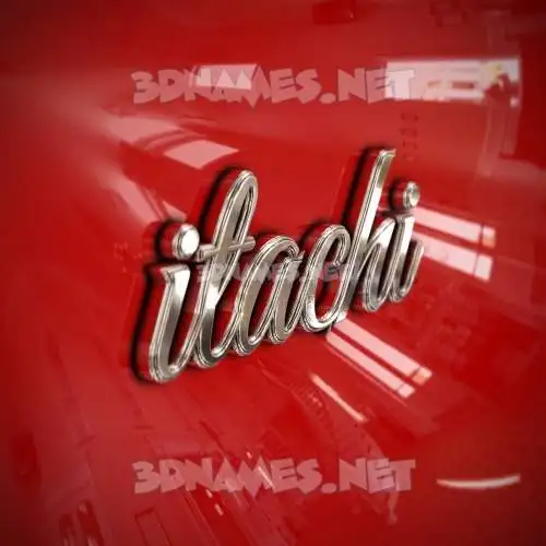 itachi in Car Paint style - 3D name wallpaper itachi in Car Paint style - 3D name wallpaper