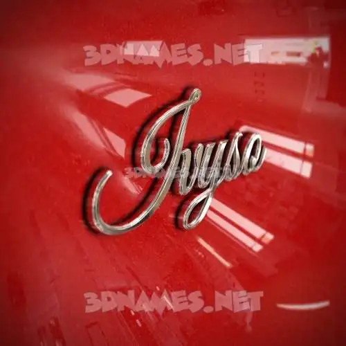 ivyso in Car Paint style - 3D name wallpaper ivyso in Car Paint style - 3D name wallpaper