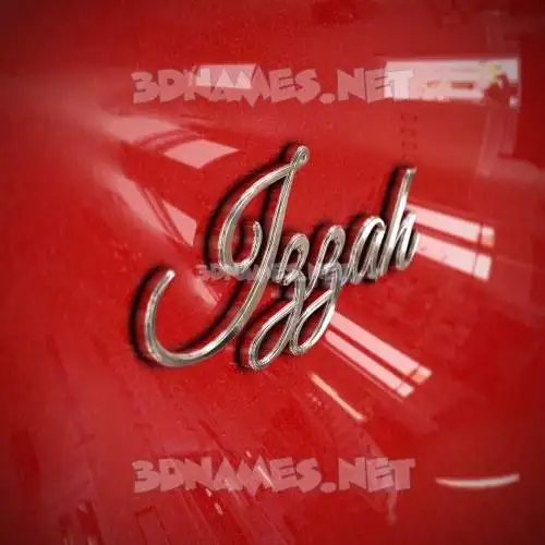 izzah in Car Paint style - 3D name wallpaper izzah in Car Paint style - 3D name wallpaper