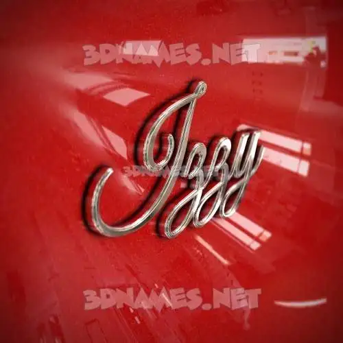 izzy in Car Paint style - 3D name wallpaper izzy in Car Paint style - 3D name wallpaper