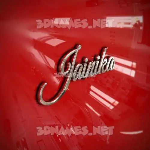 jainika in Car Paint style - 3D name wallpaper jainika in Car Paint style - 3D name wallpaper