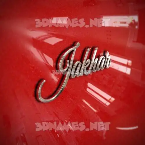 jakhar in Car Paint style - 3D name wallpaper jakhar in Car Paint style - 3D name wallpaper