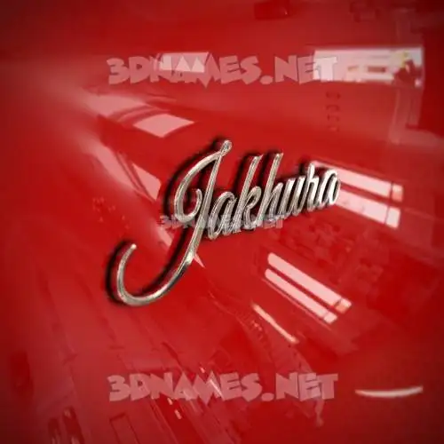 jakhura in Car Paint style - 3D name wallpaper jakhura in Car Paint style - 3D name wallpaper