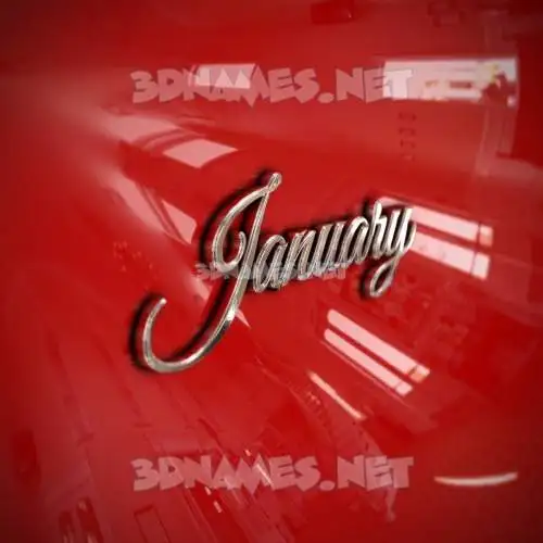 january in Car Paint style - 3D name wallpaper january in Car Paint style - 3D name wallpaper