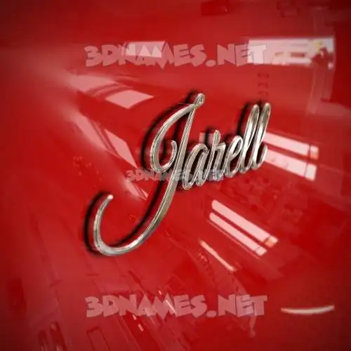 jarell in Car Paint style - 3D name wallpaper jarell in Car Paint style - 3D name wallpaper