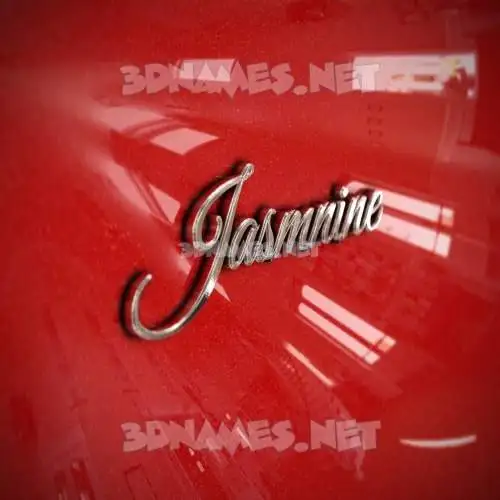 jasmnine in Car Paint style - 3D name wallpaper jasmnine in Car Paint style - 3D name wallpaper