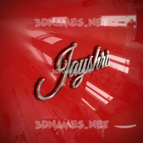 jayshri in Car Paint style - 3D name wallpaper jayshri in Car Paint style - 3D name wallpaper