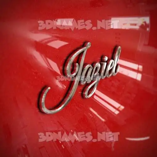 jaziel in Car Paint style - 3D name wallpaper jaziel in Car Paint style - 3D name wallpaper