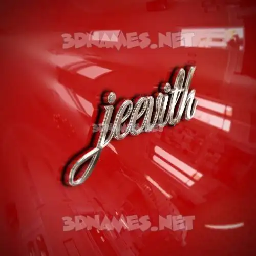 jeevith in Car Paint style - 3D name wallpaper jeevith in Car Paint style - 3D name wallpaper