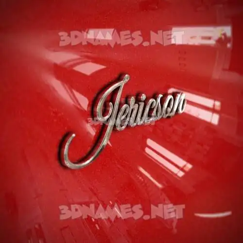 jericson in Car Paint style - 3D name wallpaper jericson in Car Paint style - 3D name wallpaper
