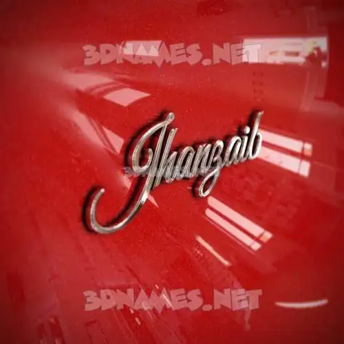jhanzaib in Car Paint style - 3D name wallpaper jhanzaib in Car Paint style - 3D name wallpaper