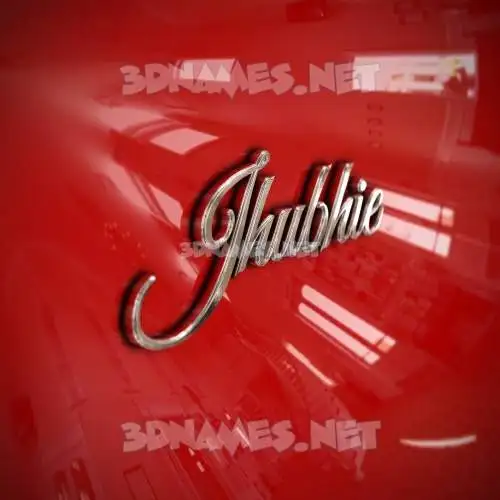 jhubhie in Car Paint style - 3D name wallpaper jhubhie in Car Paint style - 3D name wallpaper