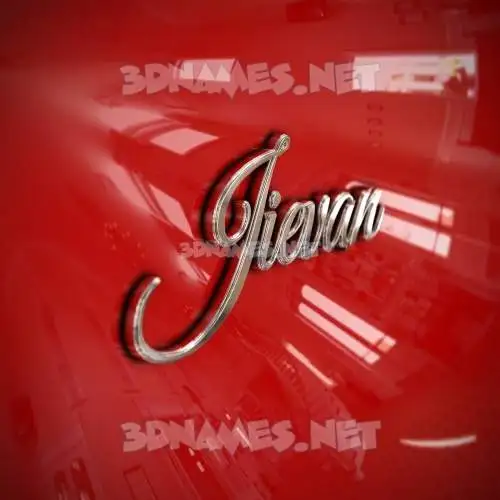 jievan in Car Paint style - 3D name wallpaper jievan in Car Paint style - 3D name wallpaper