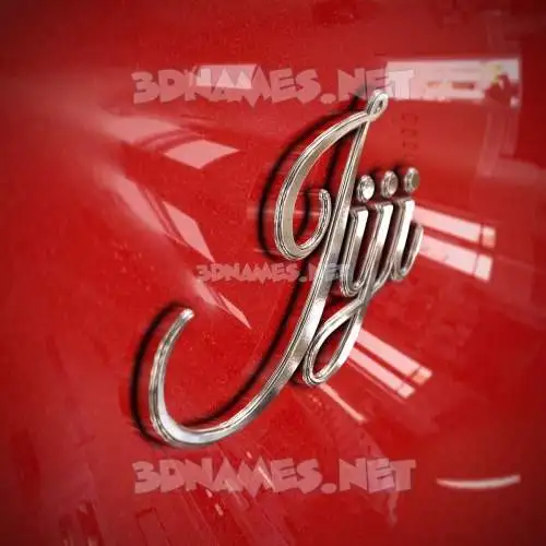jiji in Car Paint style - 3D name wallpaper jiji in Car Paint style - 3D name wallpaper