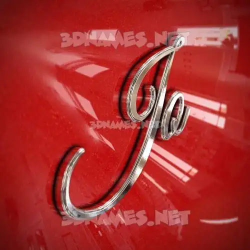 jo in Car Paint style - 3D name wallpaper