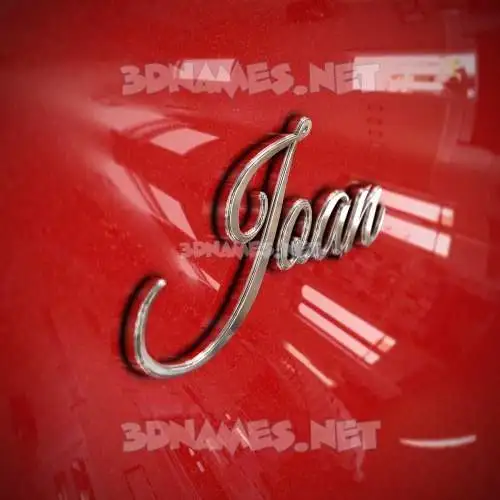 joan in Car Paint style - 3D name wallpaper joan in Car Paint style - 3D name wallpaper