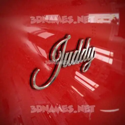 juddy in Car Paint style - 3D name wallpaper juddy in Car Paint style - 3D name wallpaper