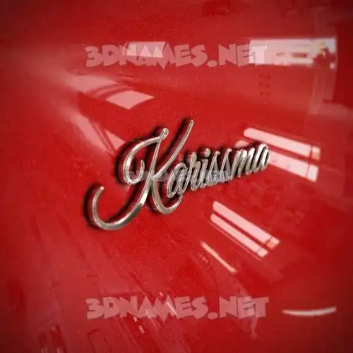 karissma in Car Paint style - 3D name wallpaper karissma in Car Paint style - 3D name wallpaper