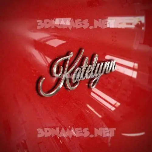 katelynn in Car Paint style - 3D name wallpaper katelynn in Car Paint style - 3D name wallpaper