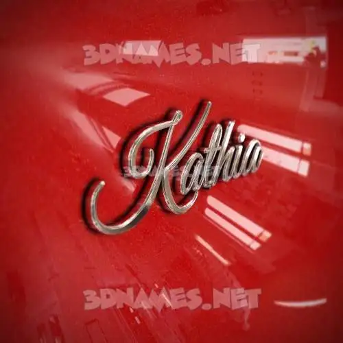 kathia in Car Paint style - 3D name wallpaper kathia in Car Paint style - 3D name wallpaper