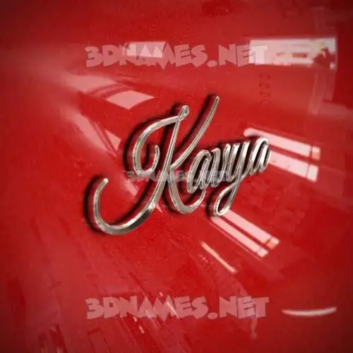 kavya in Car Paint style - 3D name wallpaper kavya in Car Paint style - 3D name wallpaper