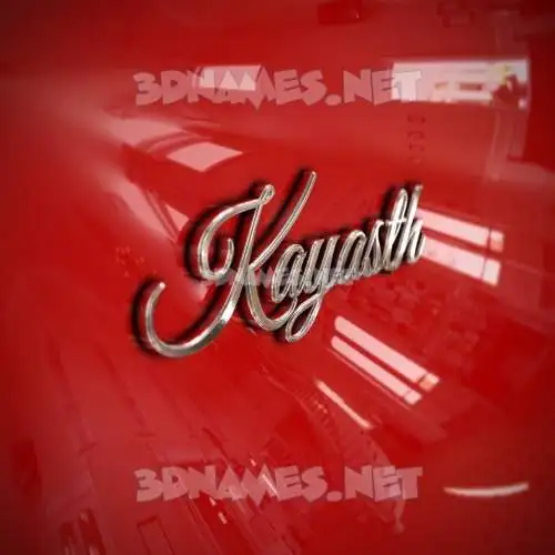 kayasth in Car Paint style - 3D name wallpaper kayasth in Car Paint style - 3D name wallpaper