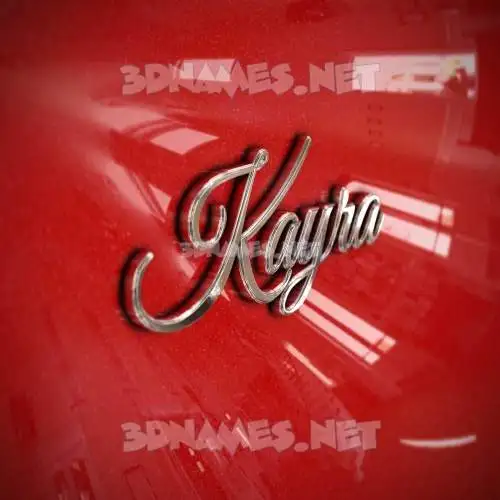 kayra in Car Paint style - 3D name wallpaper kayra in Car Paint style - 3D name wallpaper