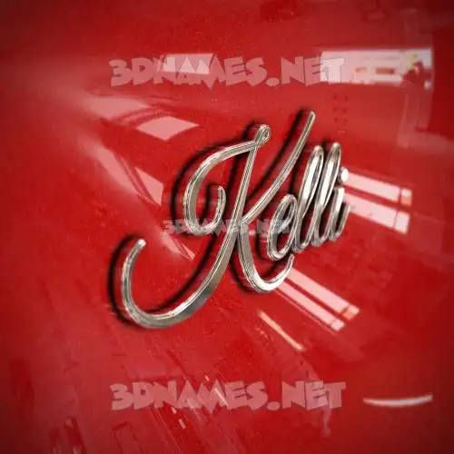 kelli in Car Paint style - 3D name wallpaper kelli in Car Paint style - 3D name wallpaper
