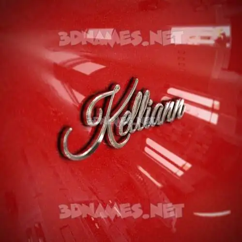 kelliann in Car Paint style - 3D name wallpaper kelliann in Car Paint style - 3D name wallpaper