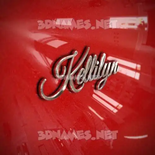 kellilyn in Car Paint style - 3D name wallpaper kellilyn in Car Paint style - 3D name wallpaper