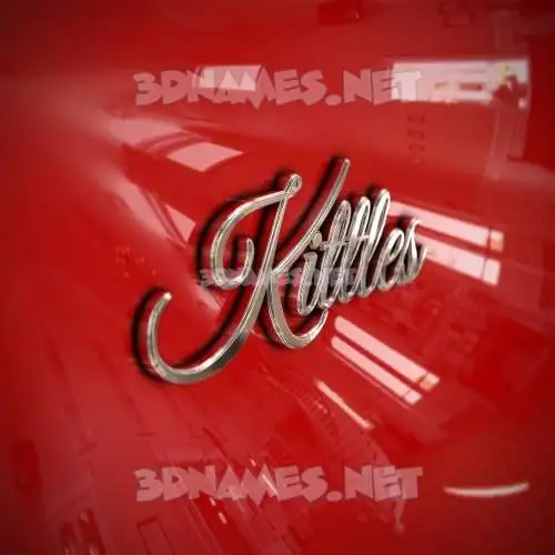 kittles in Car Paint style - 3D name wallpaper kittles in Car Paint style - 3D name wallpaper