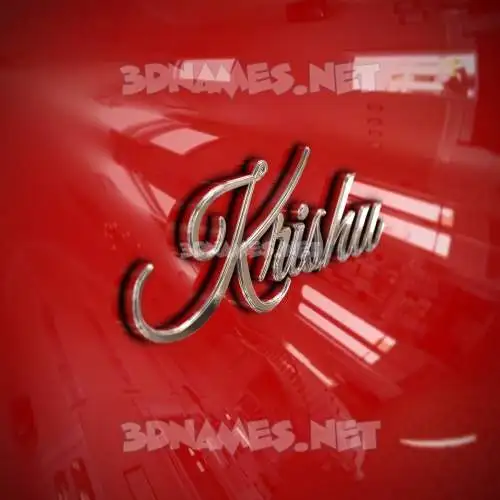 krishu in Car Paint style - 3D name wallpaper krishu in Car Paint style - 3D name wallpaper