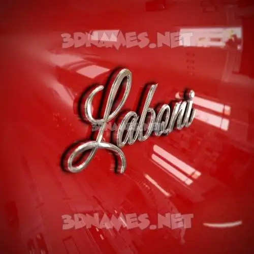 laboni in Car Paint style - 3D name wallpaper laboni in Car Paint style - 3D name wallpaper