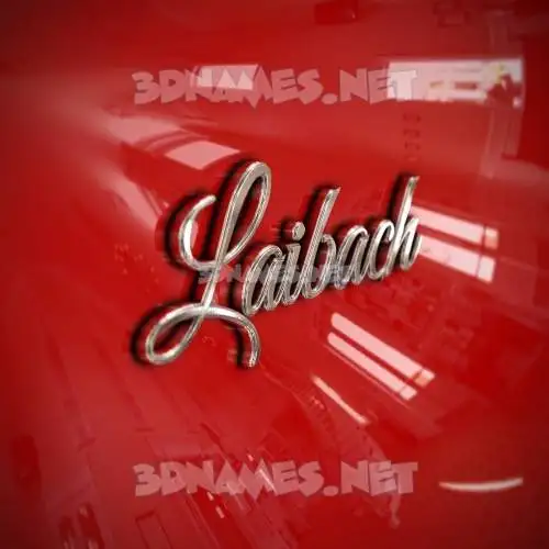 laibach in Car Paint style - 3D name wallpaper laibach in Car Paint style - 3D name wallpaper