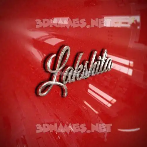 lakshita in Car Paint style - 3D name wallpaper lakshita in Car Paint style - 3D name wallpaper